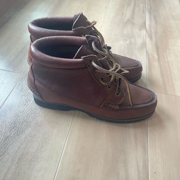 Timberland Vintage 80’s Leather Chukka Hiking Ankle Boots Women’s size 8.5 - Picture 7 of 7